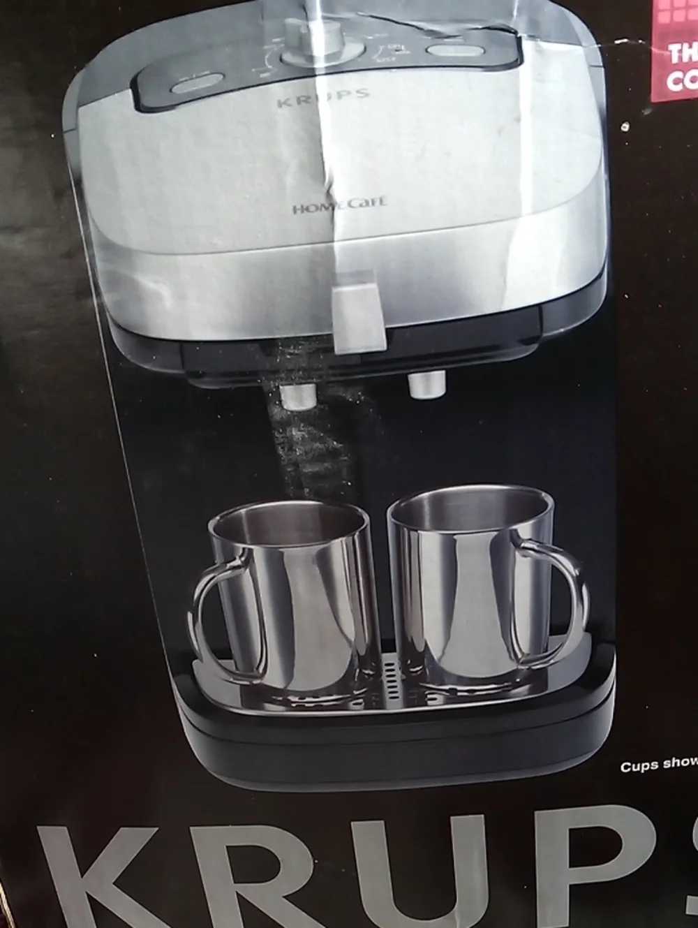 KP1010 Home Cafe Single Serve Coffee Machine - Black